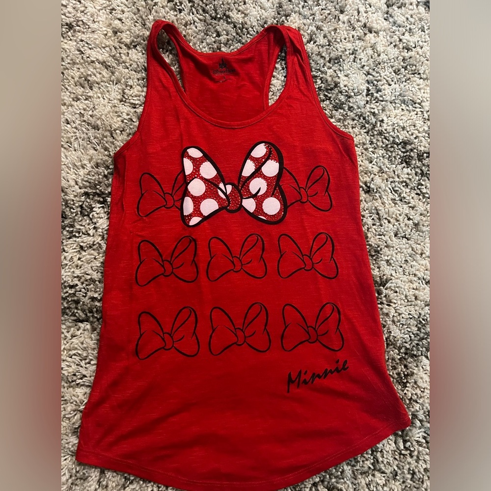 Women’s Disney Minnie Mouse Red Tank Top - Size S